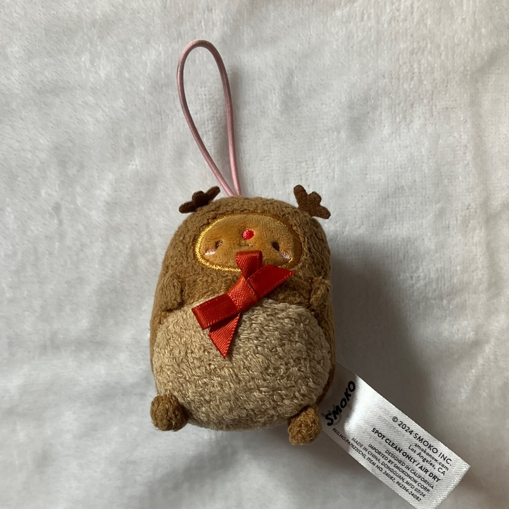 Smoko Cute Reindeer Plush Keychain
